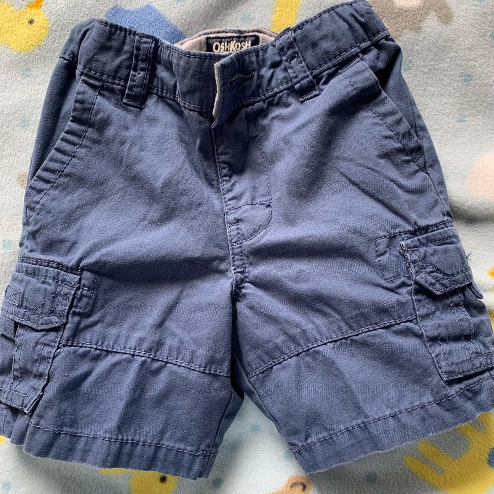 Beautiful blue color shorts for toddler boys.